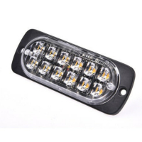 LED flitser ultra dun ambergeel 36w